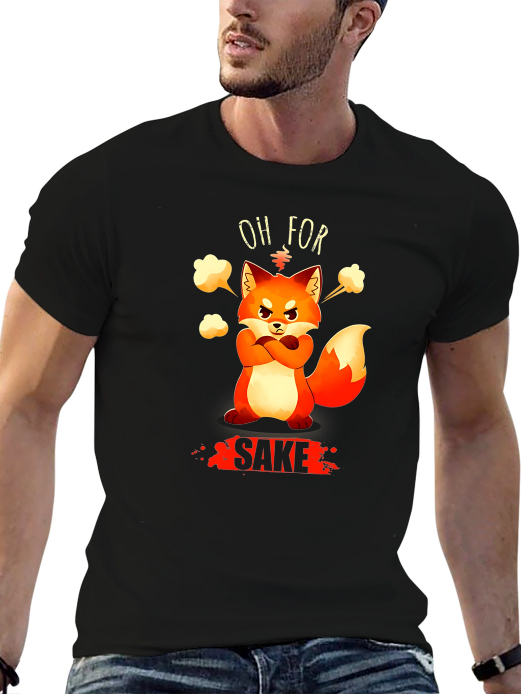 Funny Fox T-Shirt - Oh For Sake