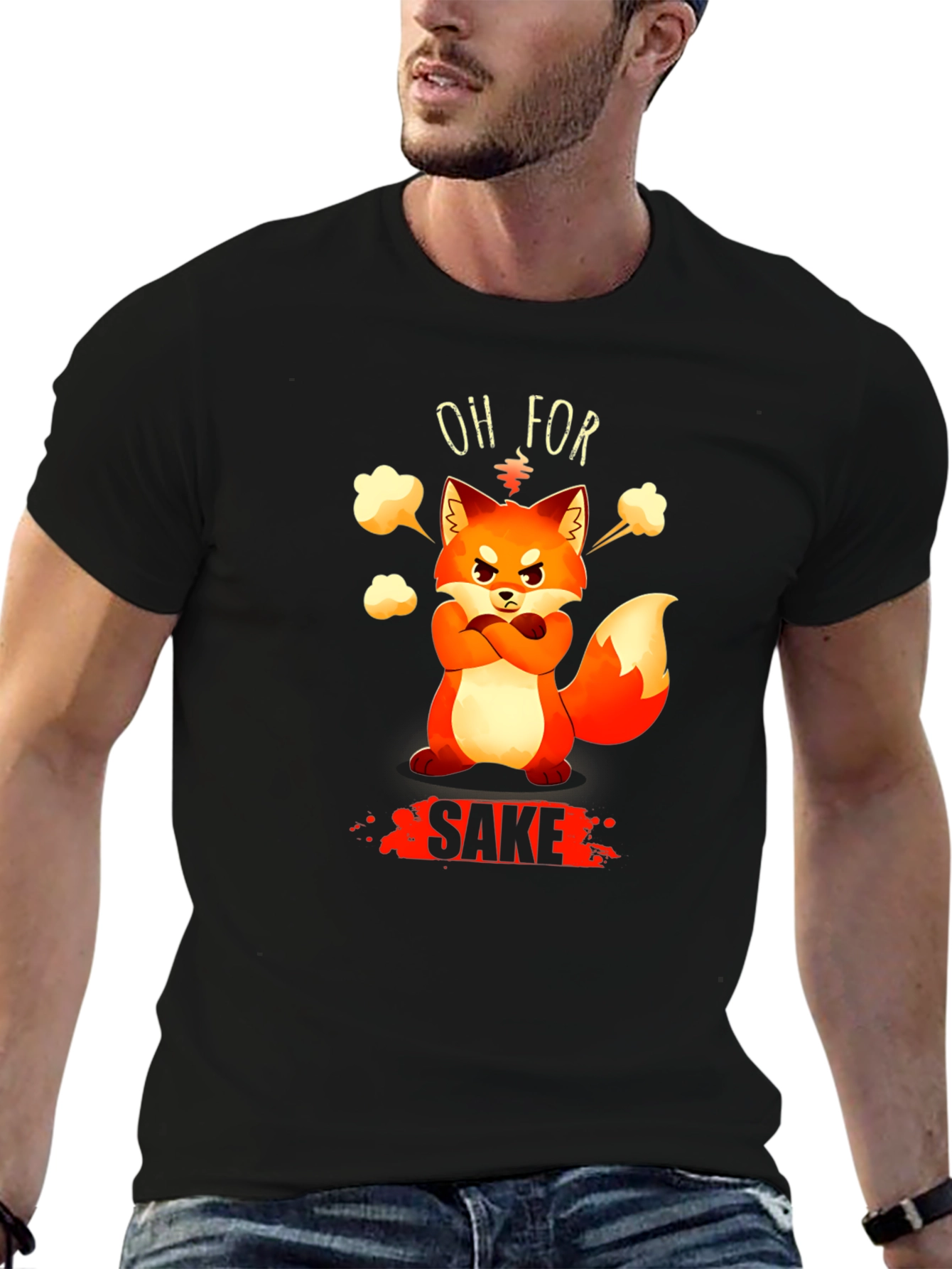 Funny Fox T-Shirt - Oh For Sake