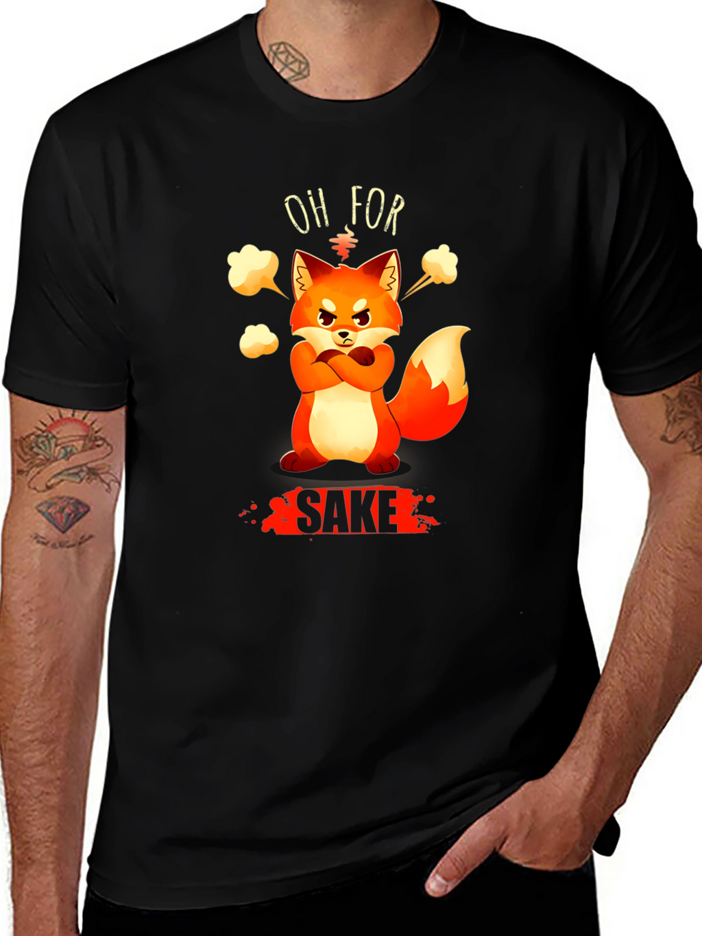 Funny Fox T-Shirt - Oh For Sake