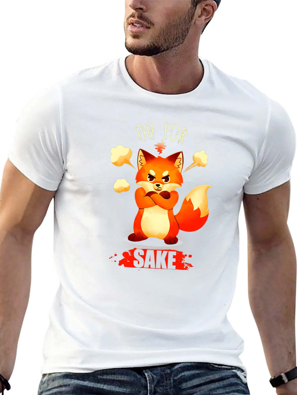 Funny Fox T-Shirt - Oh For Sake