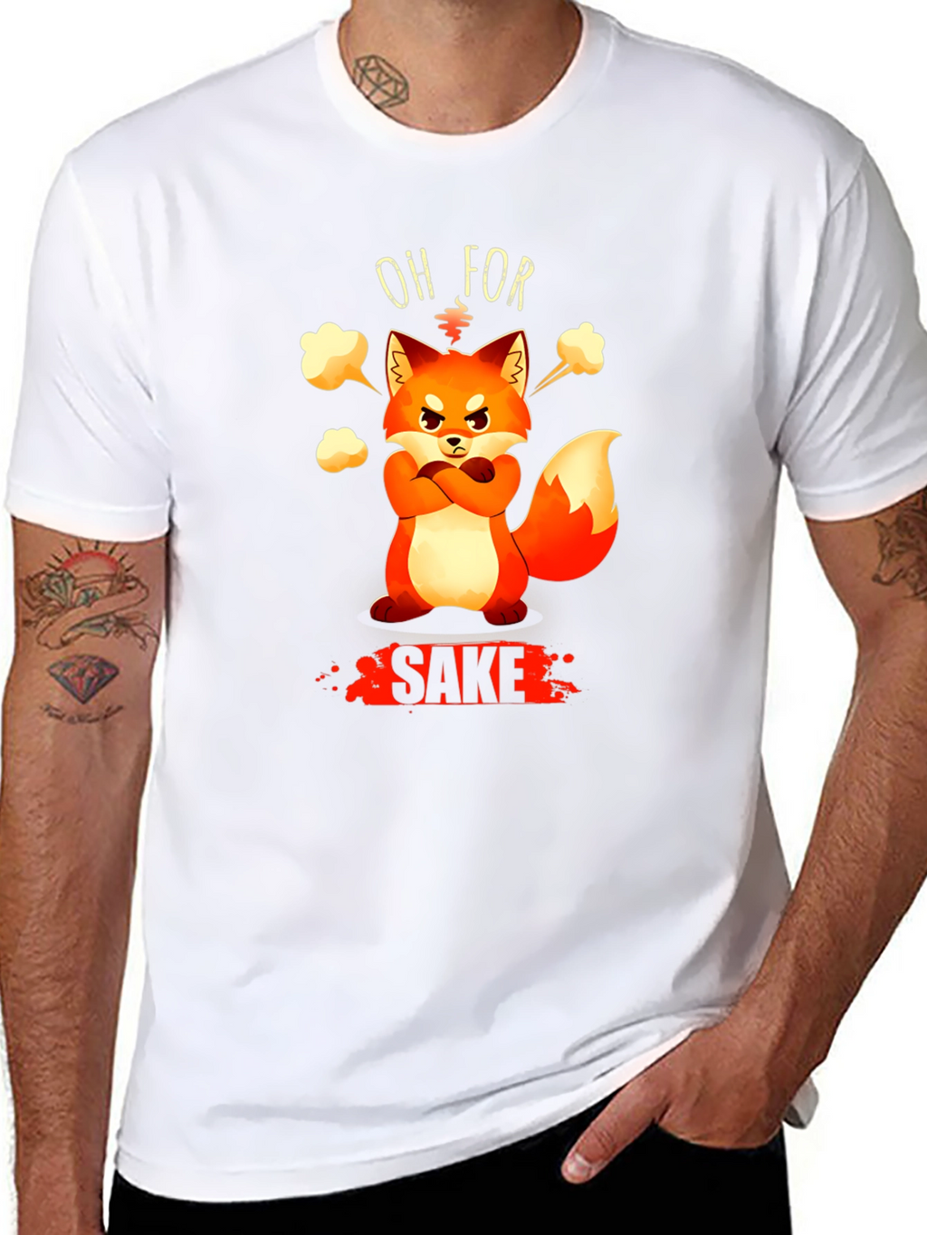 Funny Fox T-Shirt - Oh For Sake