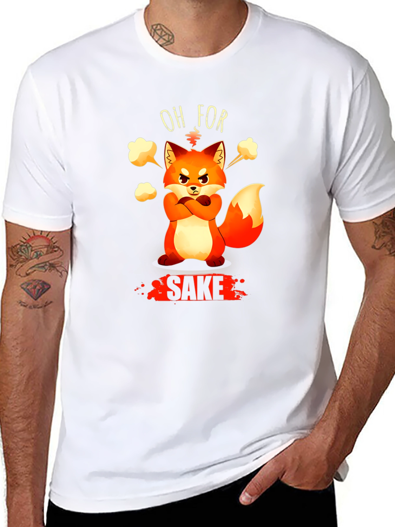 Funny Fox T-Shirt - Oh For Sake