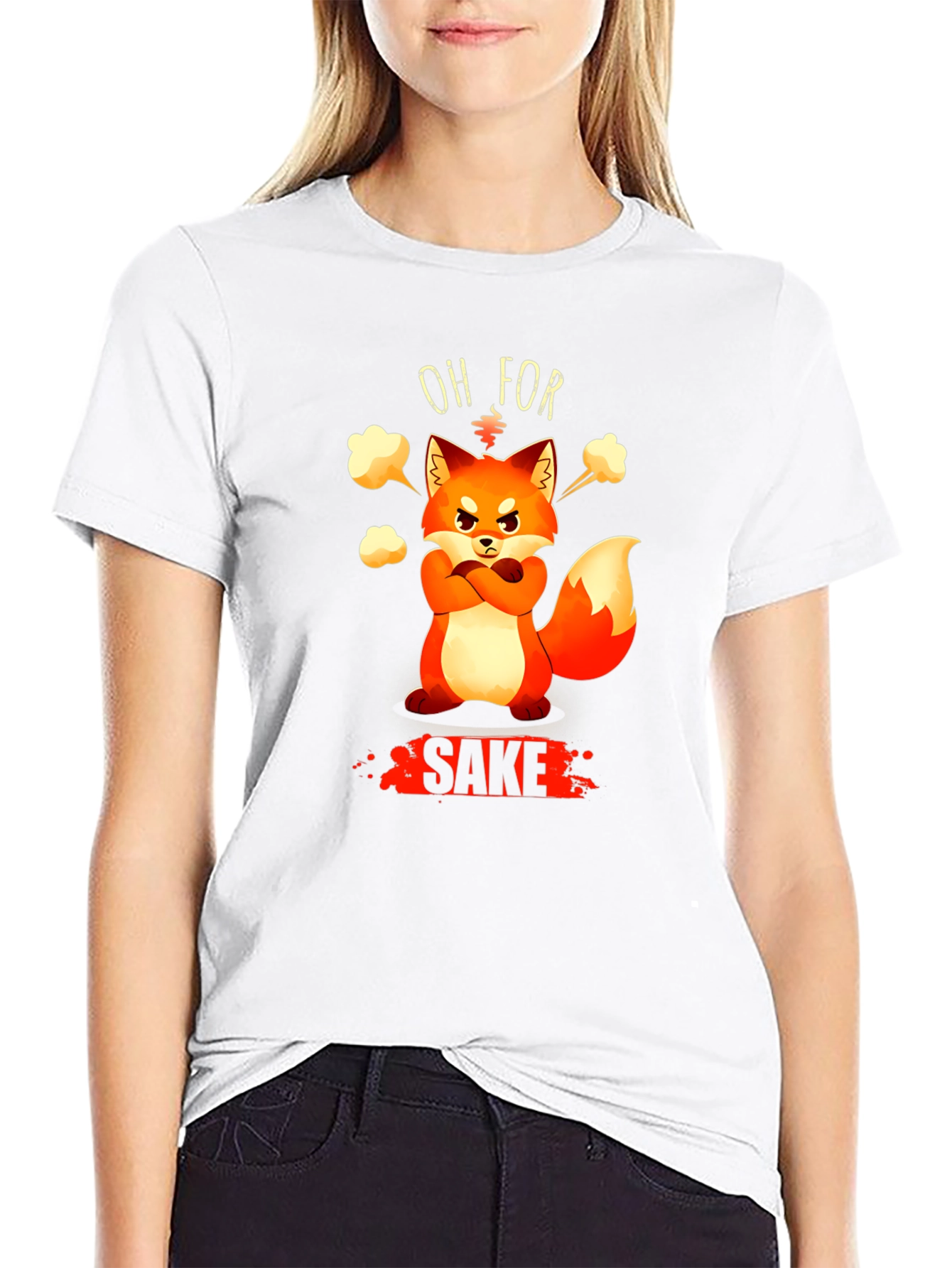 Funny Fox T-Shirt - Oh For Sake