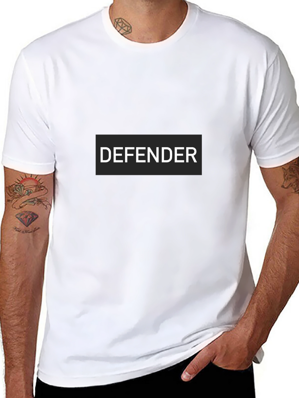 Defender Black T-Shirt