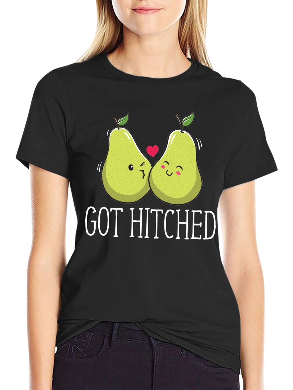 Got Hitched Pear Pun T-Shirt