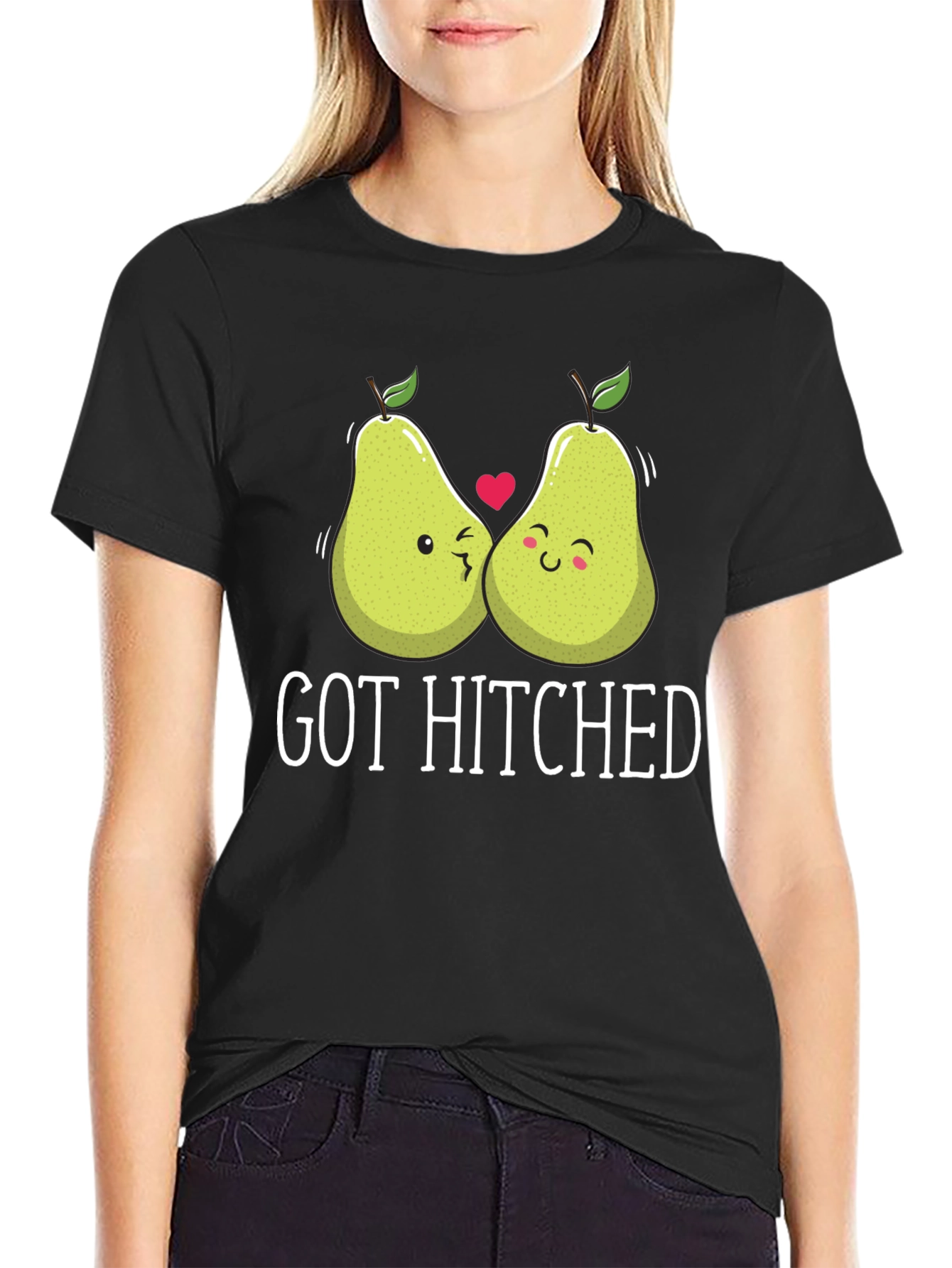Got Hitched Pear Pun T-Shirt