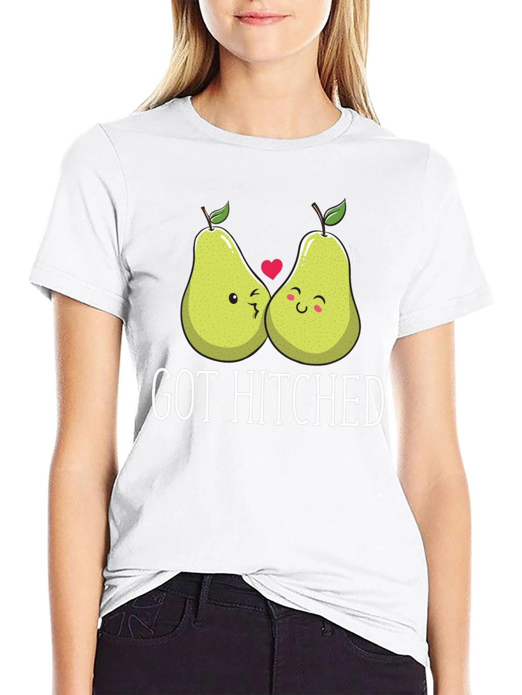 Got Hitched Pear Pun T-Shirt
