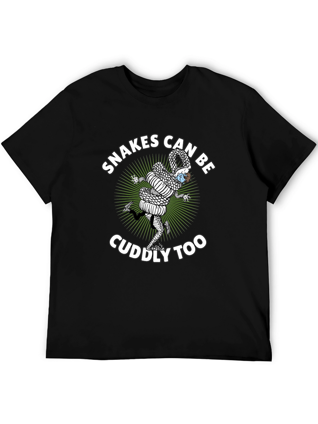 Snakes Can Be Cuddly Too Graphic Tee