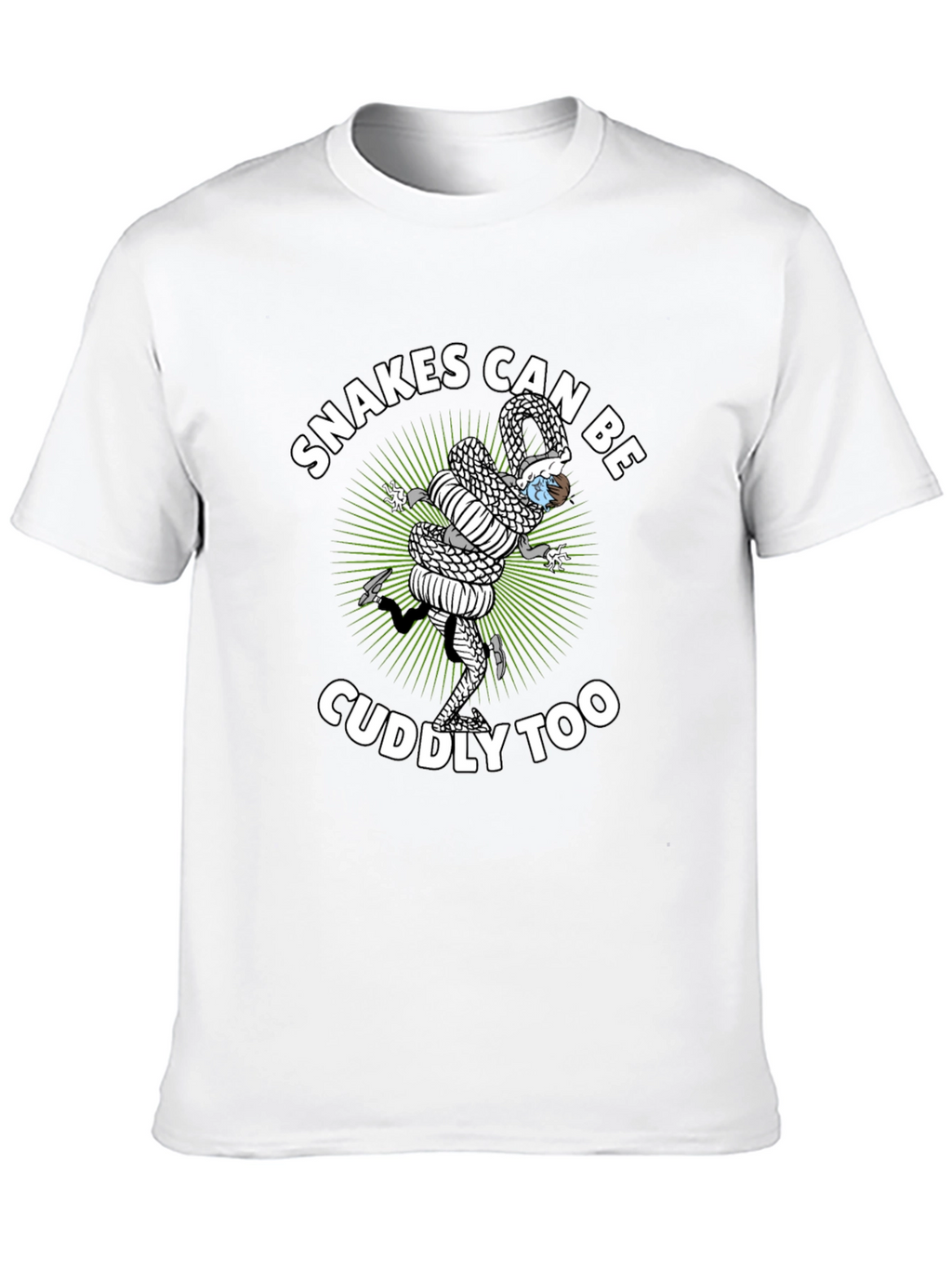 Snakes Can Be Cuddly Too Graphic Tee
