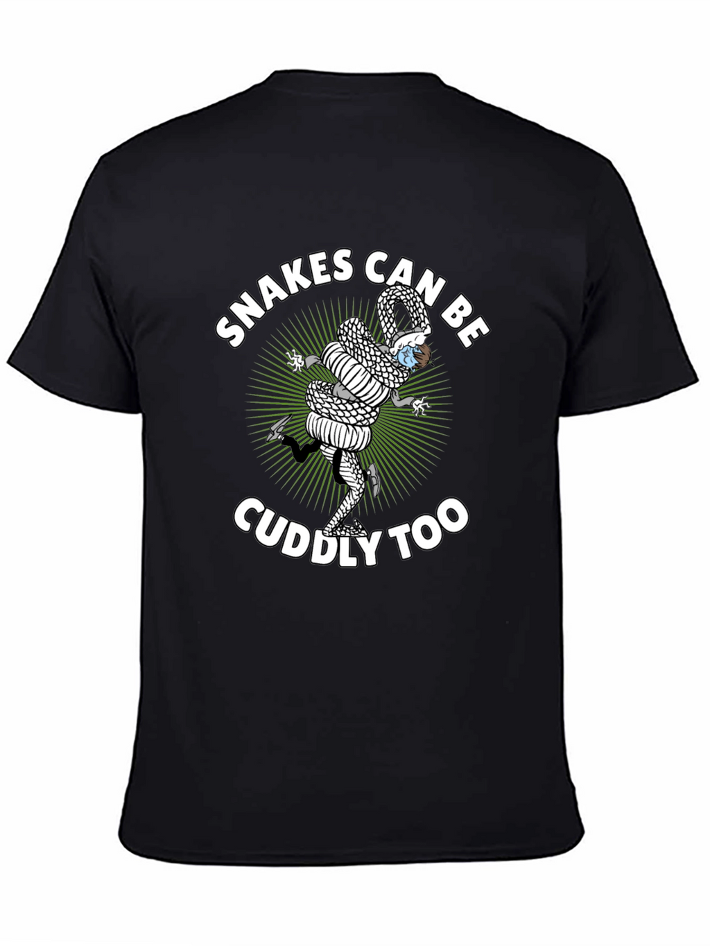 Snakes Can Be Cuddly Too Graphic Tee