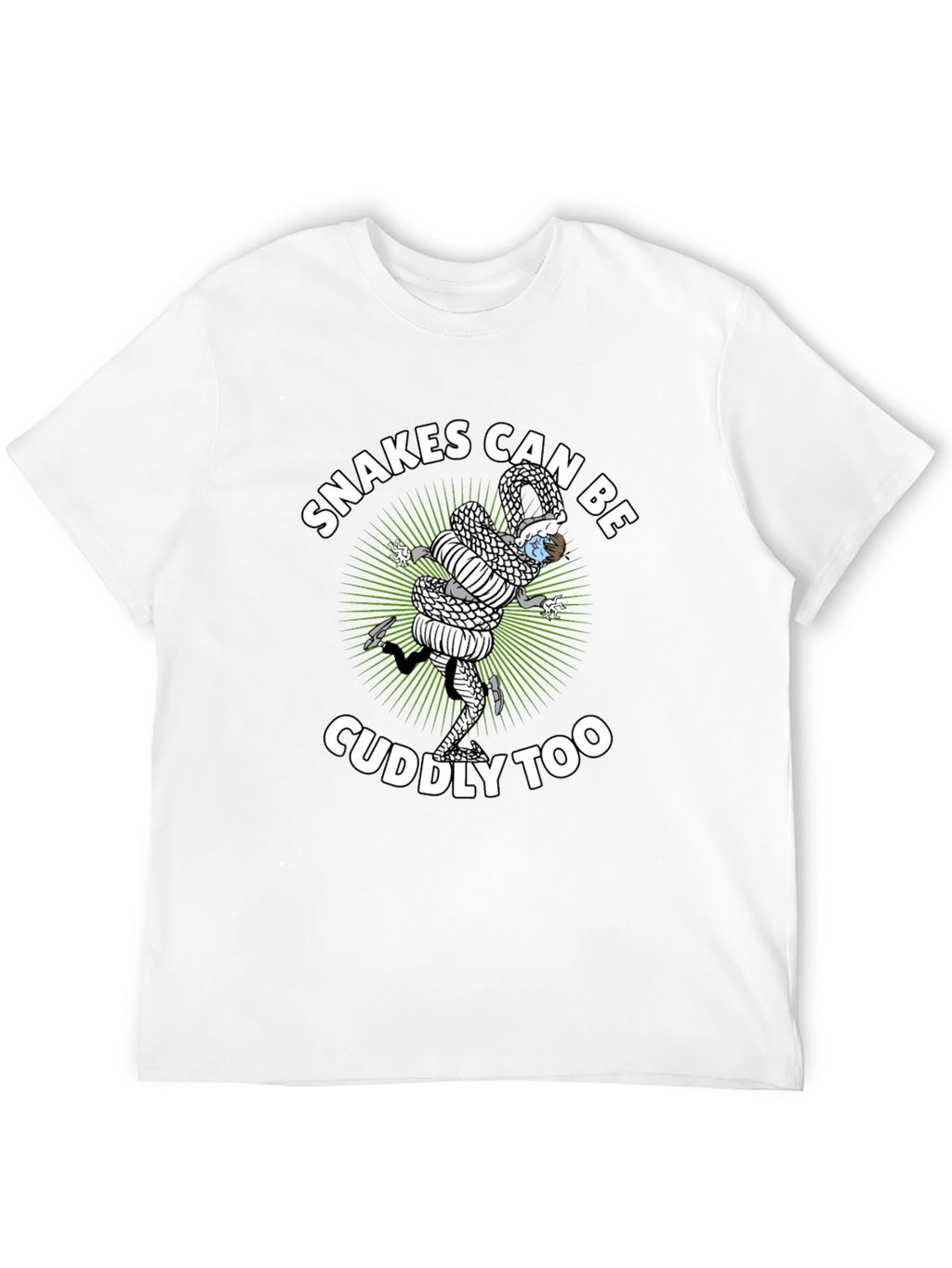 Snakes Can Be Cuddly Too Graphic Tee