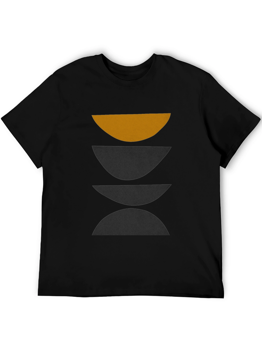 Minimalist Geometric Graphic Print T-Shirt