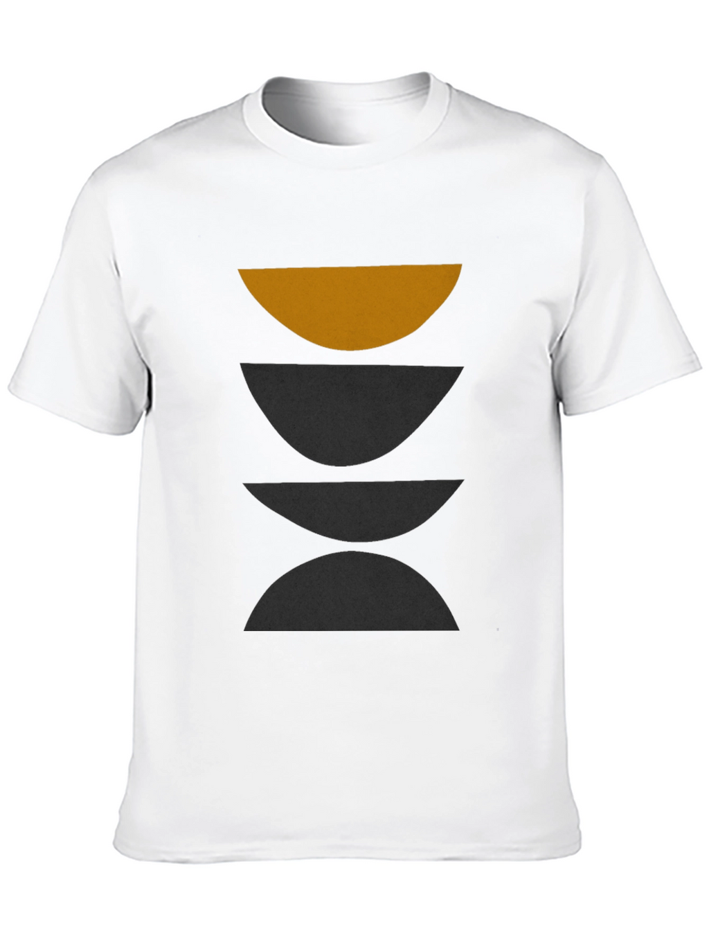 Minimalist Geometric Graphic Print T-Shirt