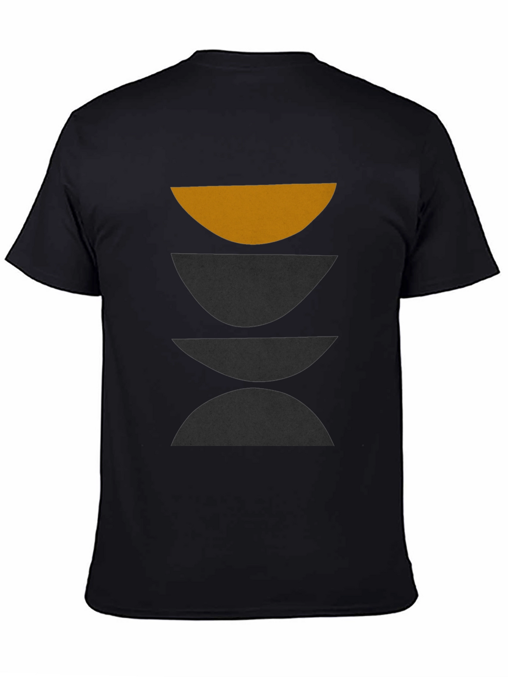 Minimalist Geometric Graphic Print T-Shirt