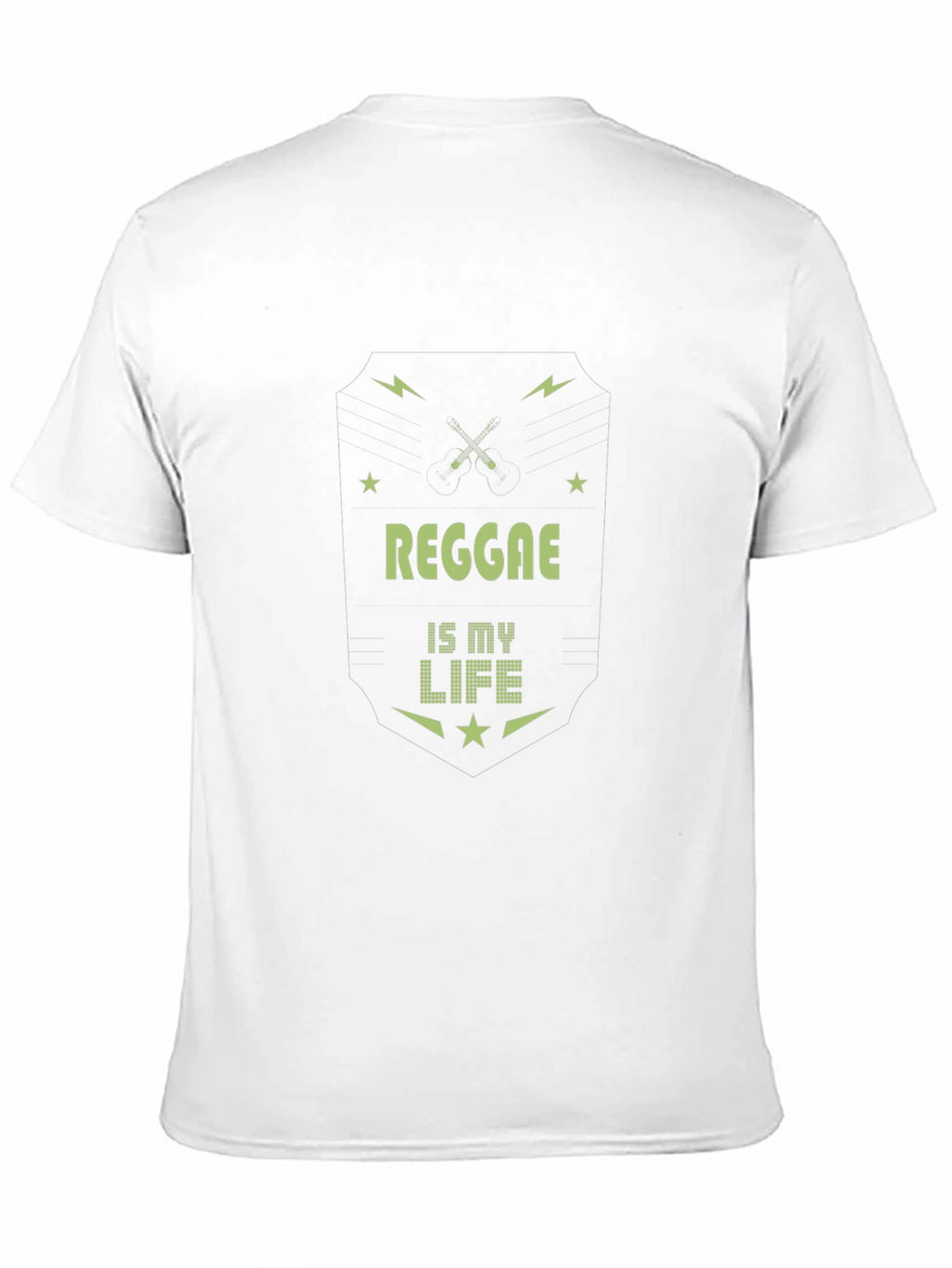 Reggae is My Life Tee - Black Graphic T-Shirt
