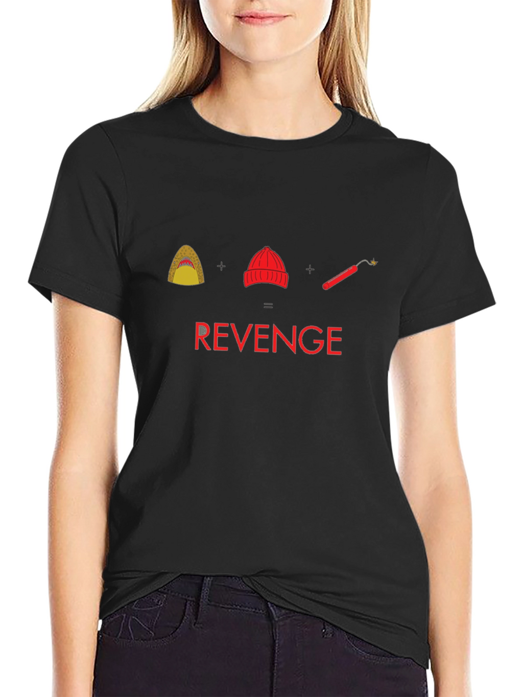 Shark Hat Dynamite Revenge T-Shirt