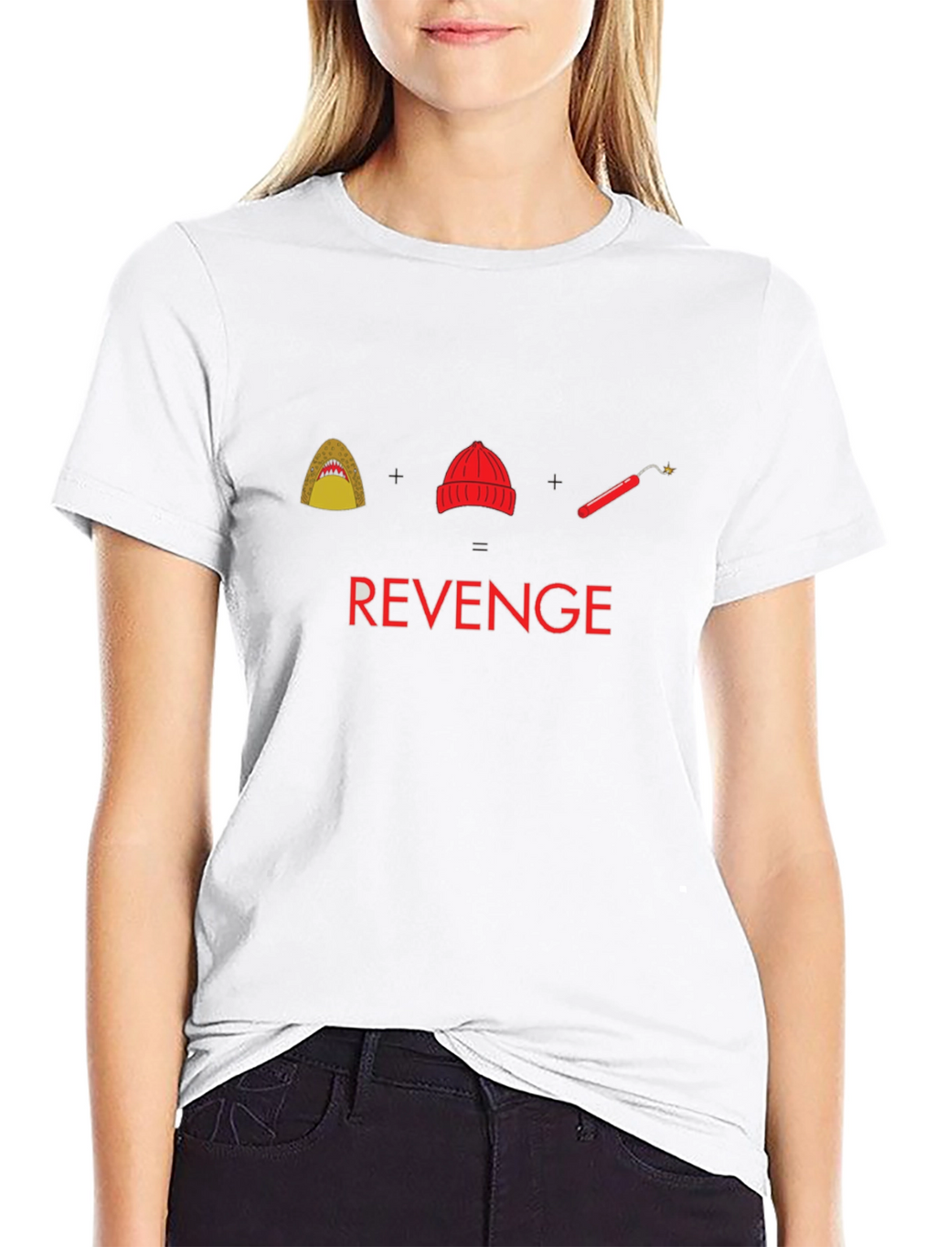 Shark Hat Dynamite Revenge T-Shirt