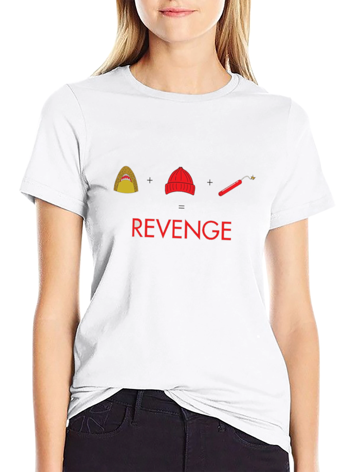 Shark Hat Dynamite Revenge T-Shirt