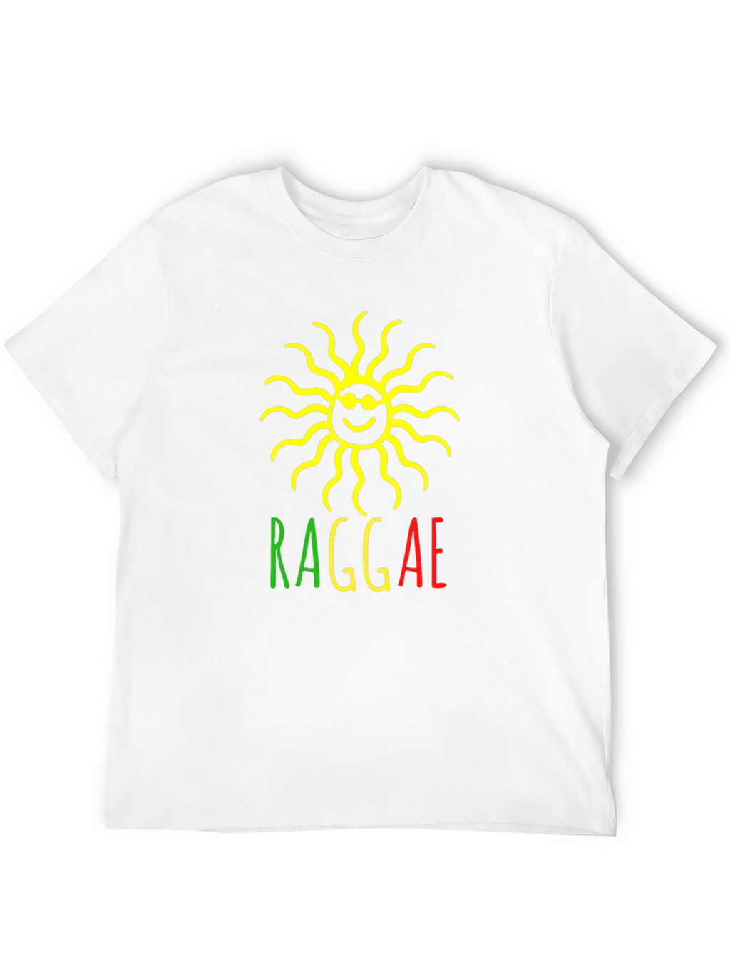 Rasta Reggae Sun Graphic T-Shirt