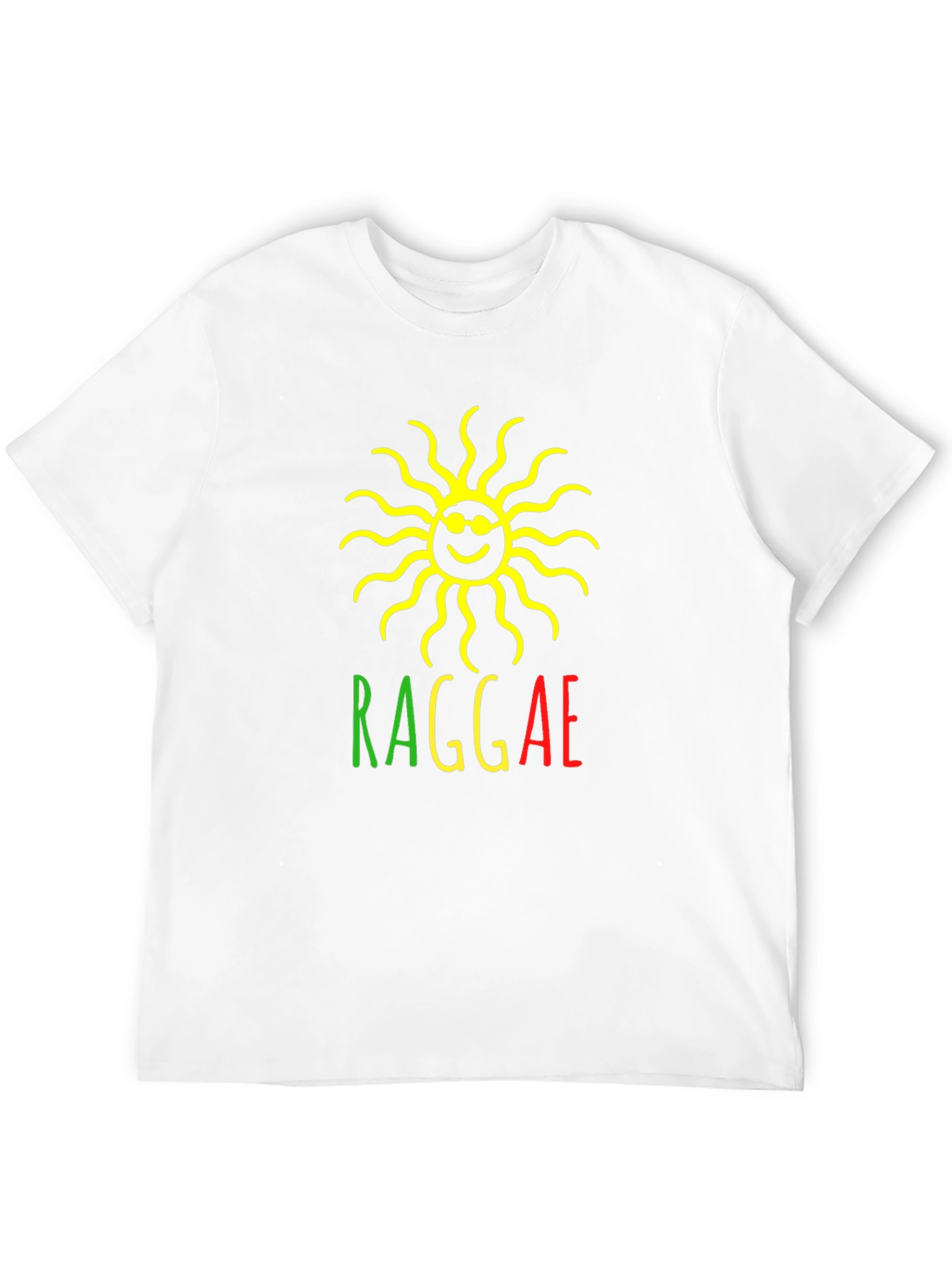 Rasta Reggae Sun Graphic T-Shirt