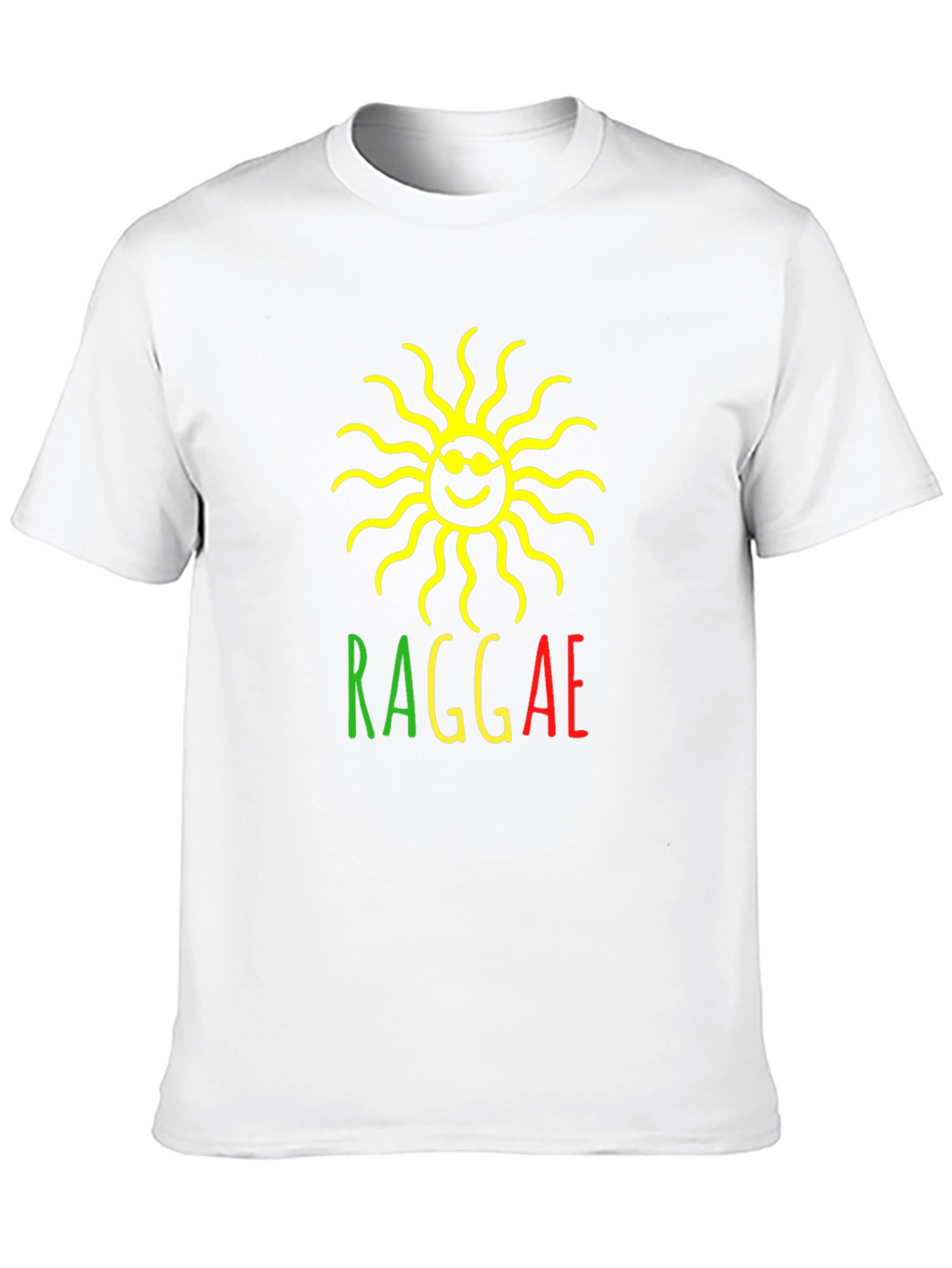 Rasta Reggae Sun Graphic T-Shirt