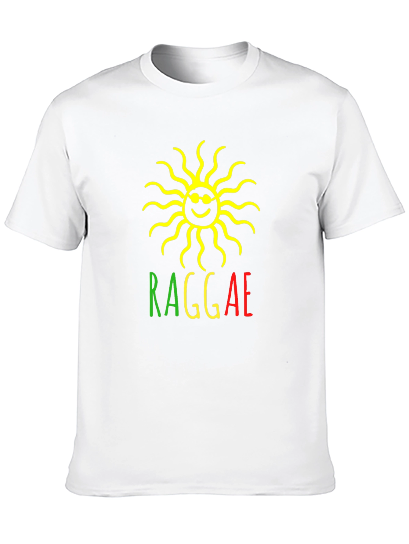 Rasta Reggae Sun Graphic T-Shirt