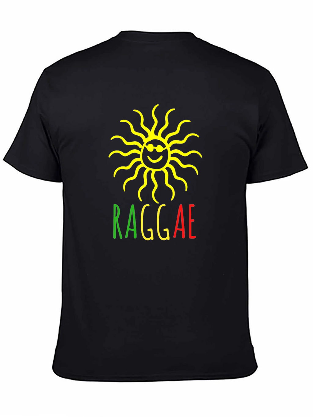 Rasta Reggae Sun Graphic T-Shirt