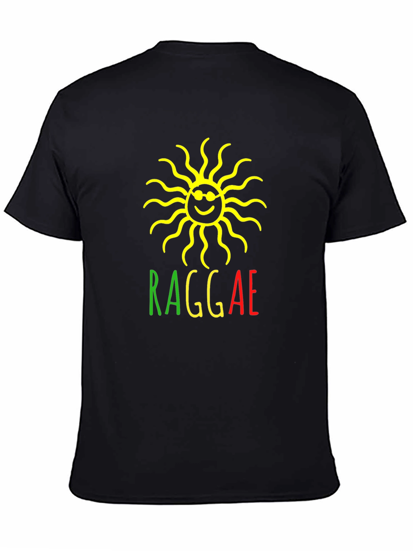 Rasta Reggae Sun Graphic T-Shirt