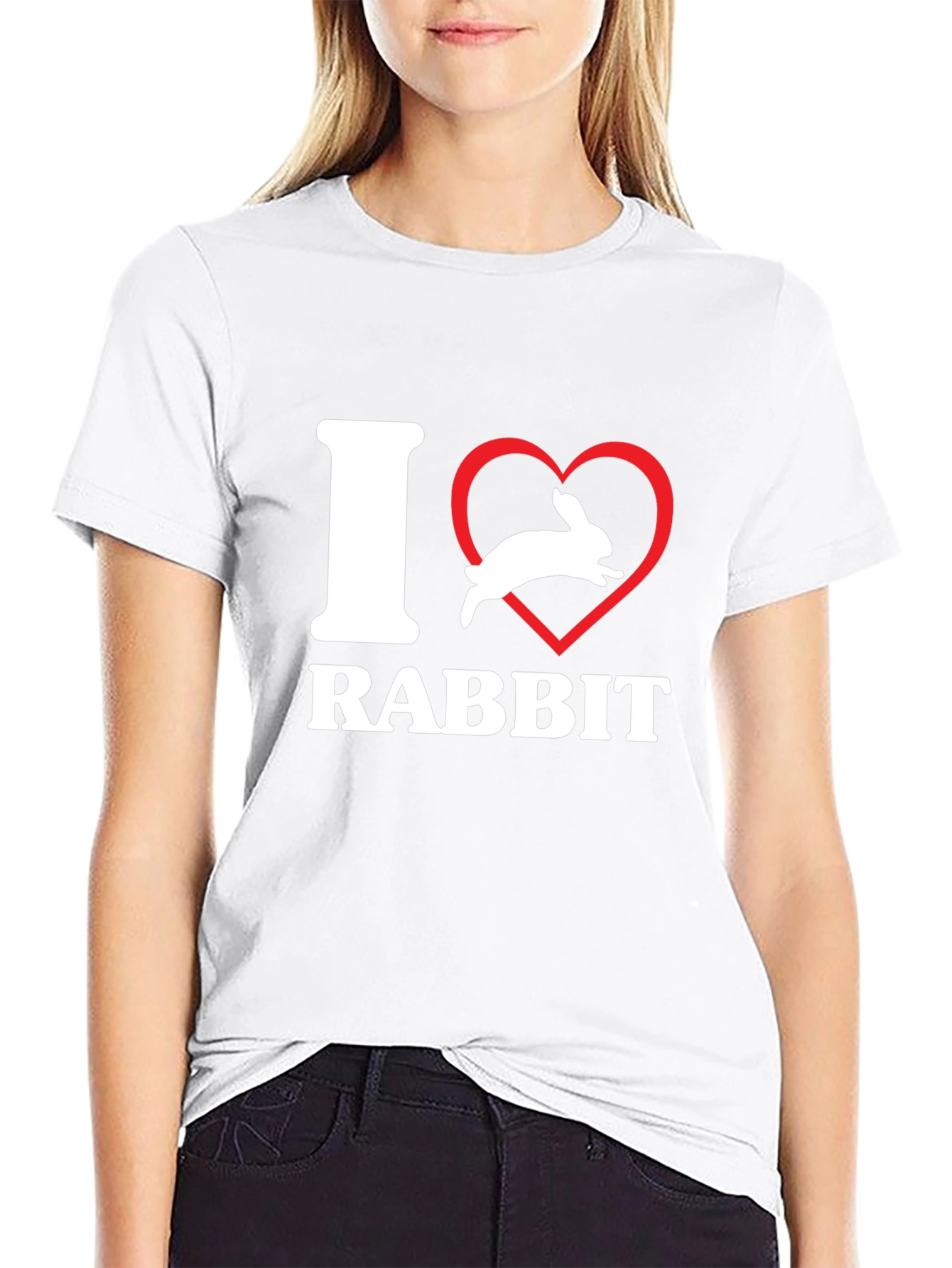 I Heart Rabbit T-Shirt - Unisex Graphic Tee