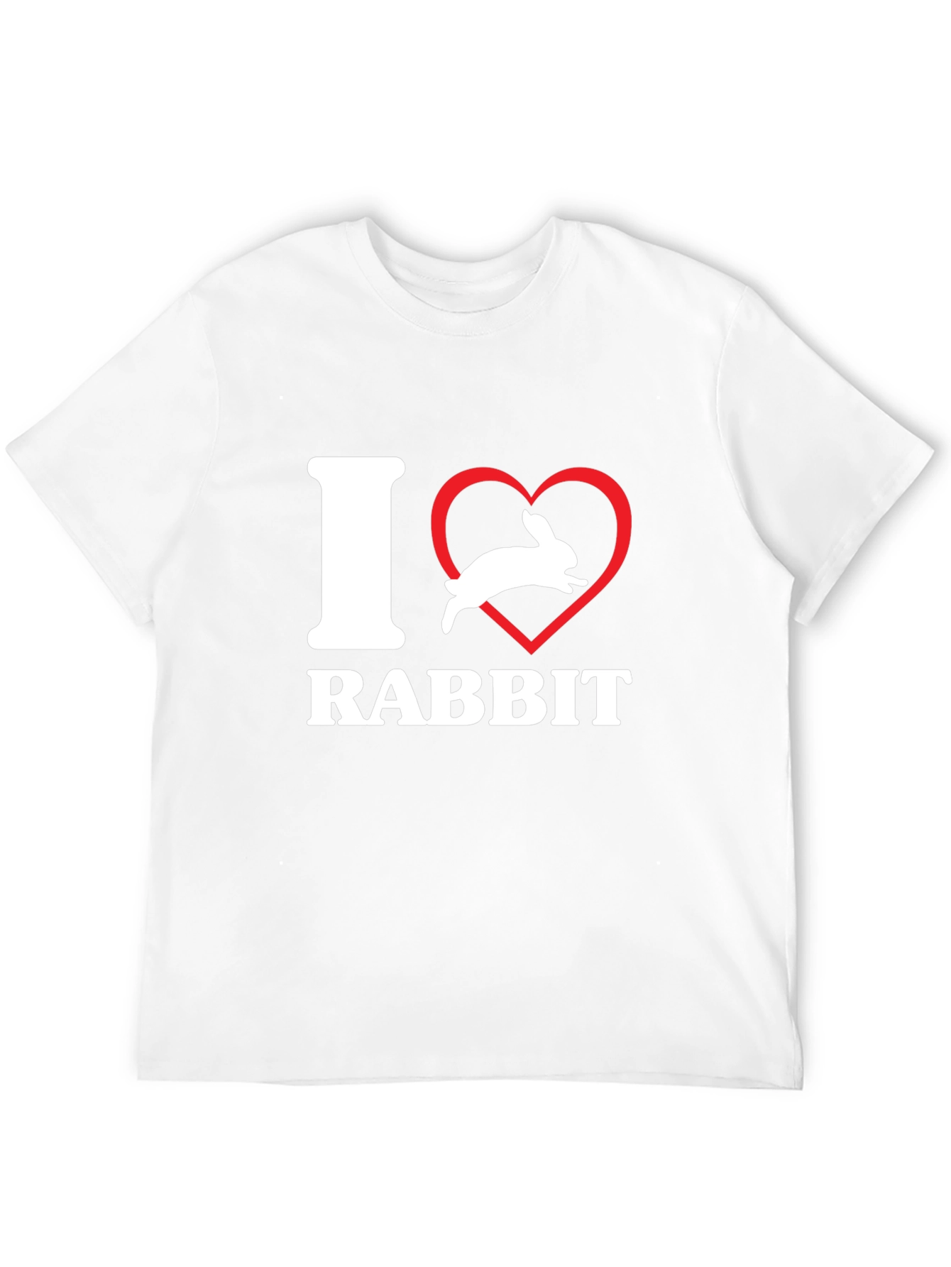 I Heart Rabbit T-Shirt - Unisex Graphic Tee