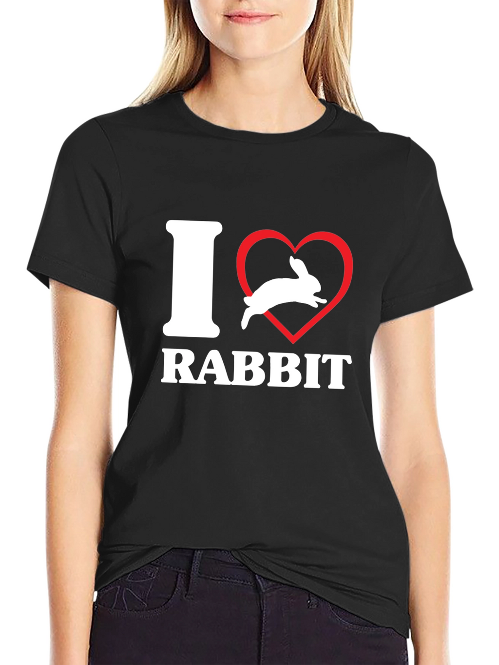 I Heart Rabbit T-Shirt - Unisex Graphic Tee