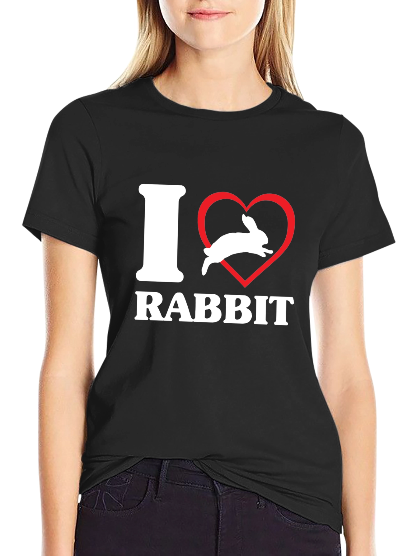 I Heart Rabbit T-Shirt - Unisex Graphic Tee