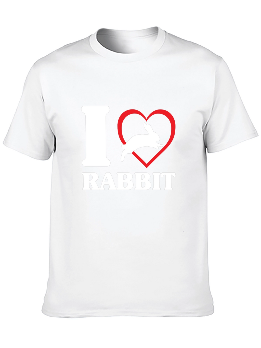 I Heart Rabbit T-Shirt - Unisex Graphic Tee