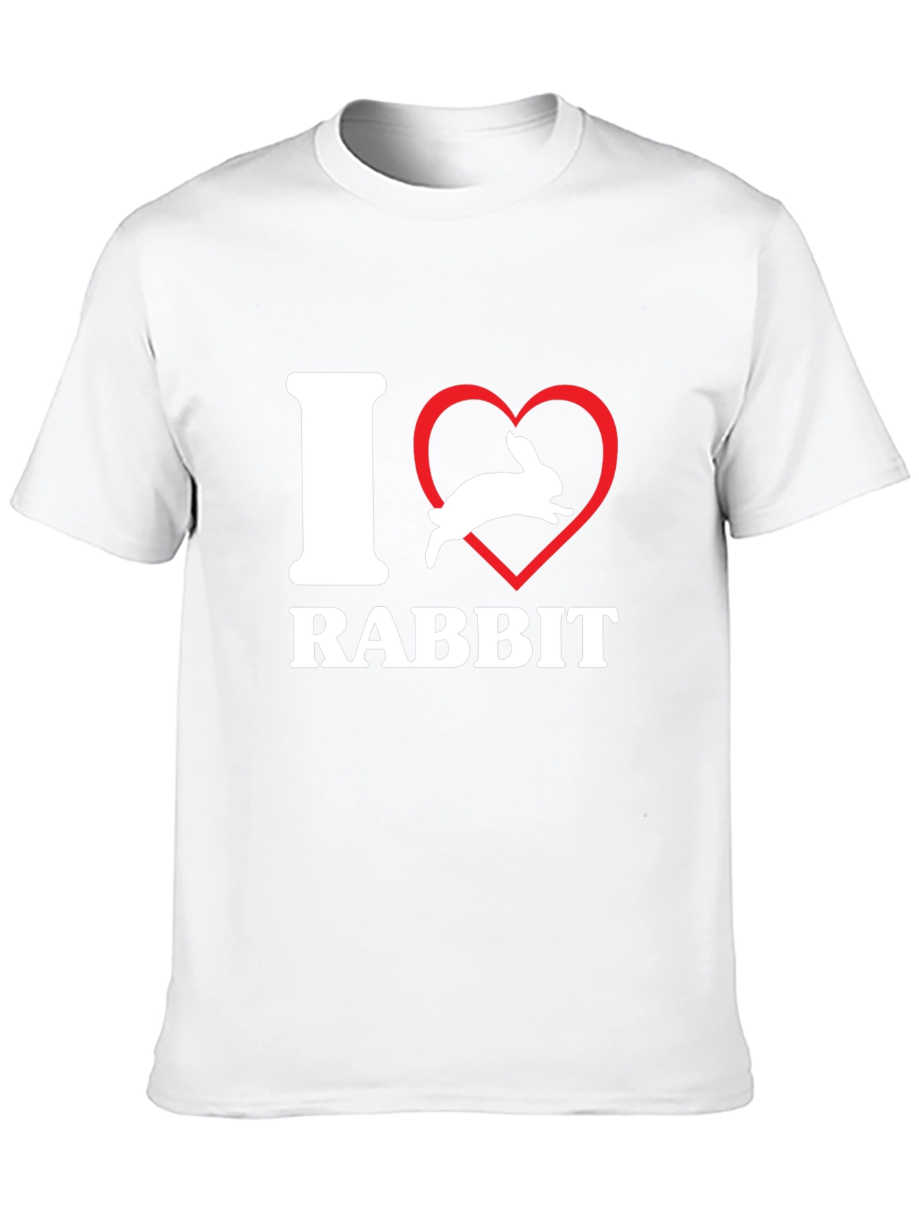 I Heart Rabbit T-Shirt - Unisex Graphic Tee