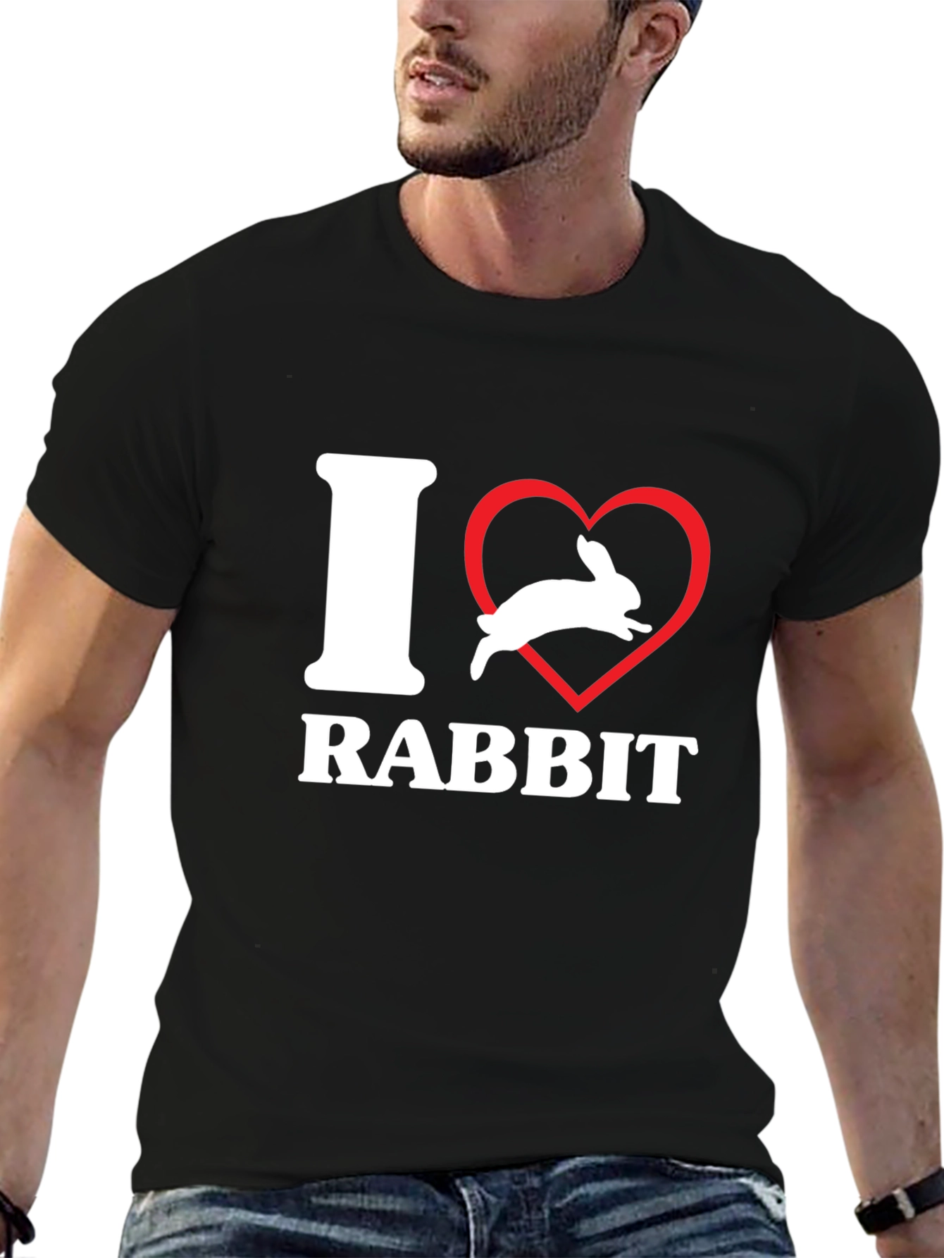 I Heart Rabbit T-Shirt - Unisex Graphic Tee