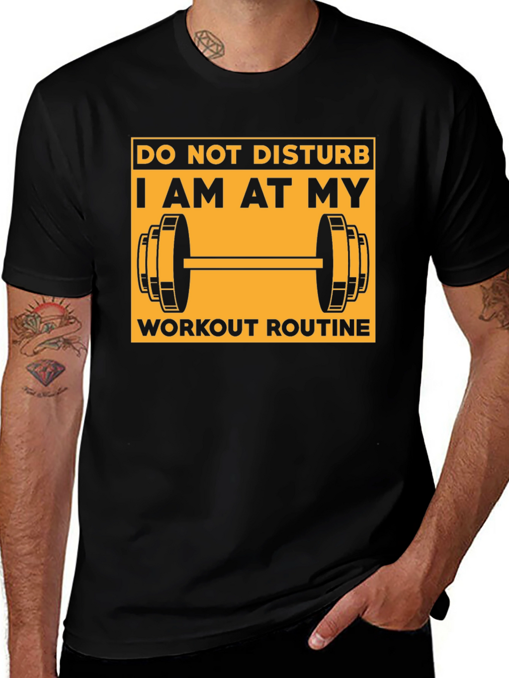 Workout Routine Graphic T-Shirt