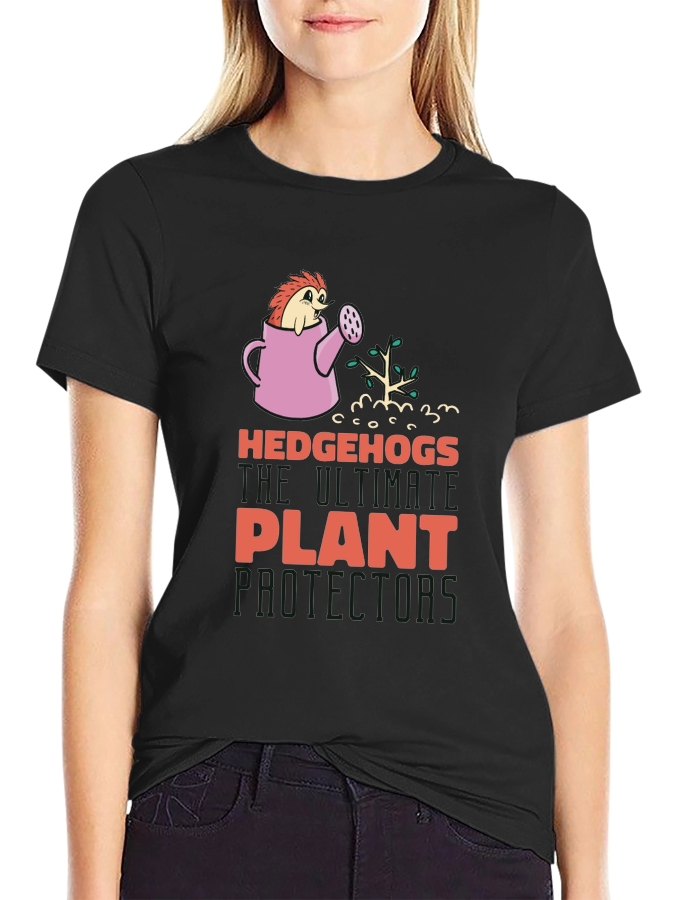 Hedgehogs Plant Protectors Graphic Tee