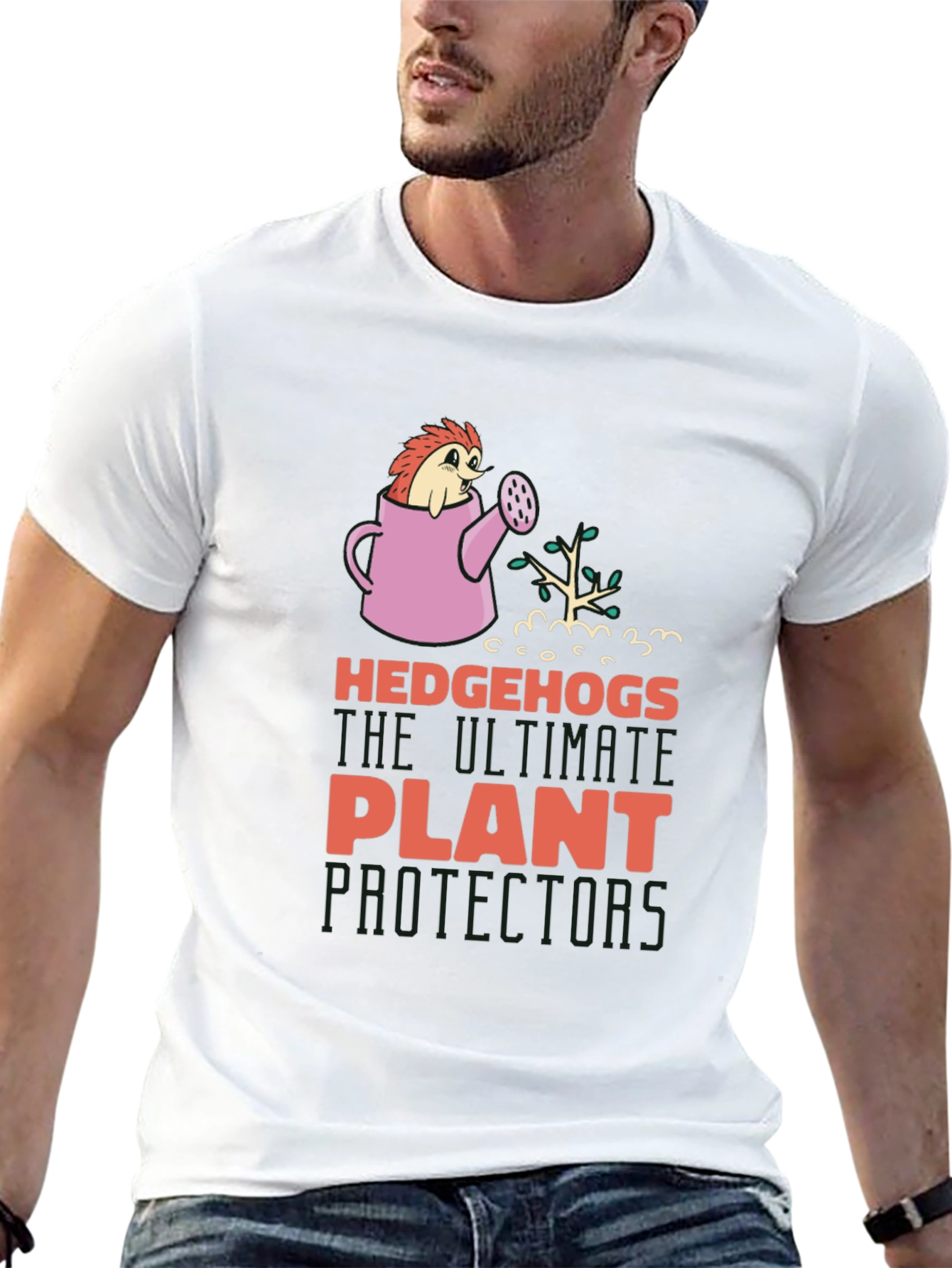 Hedgehogs Plant Protectors Graphic Tee