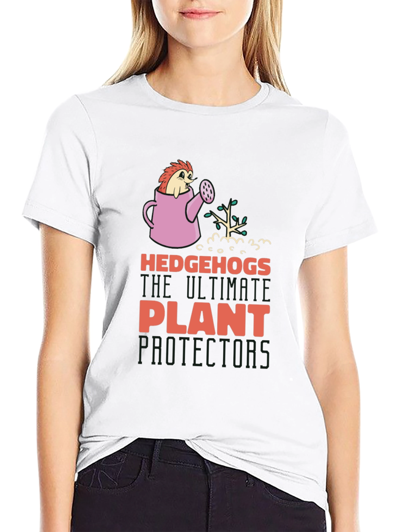 Hedgehogs Plant Protectors Graphic Tee