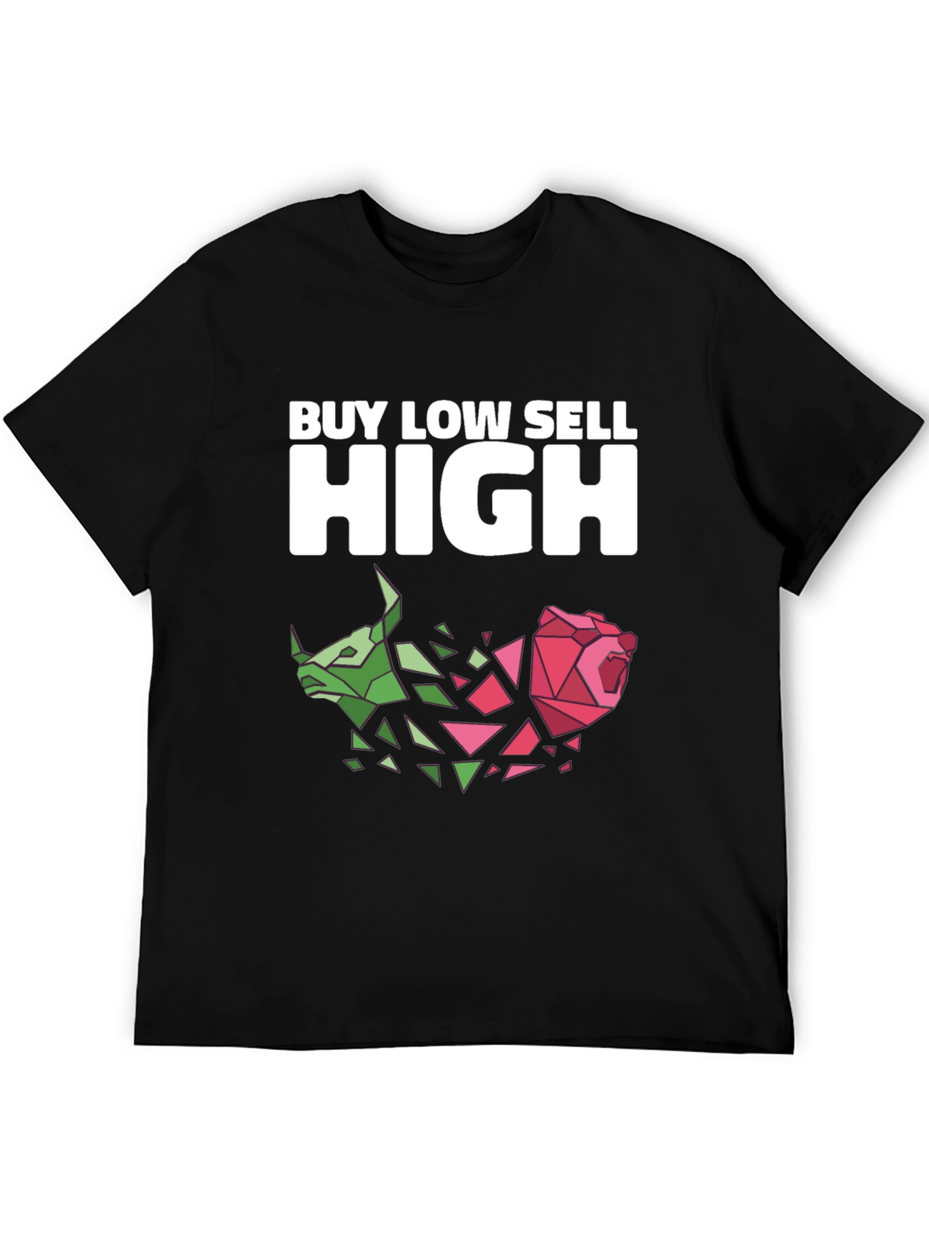 Buy Low Sell High Graphic T-Shirt - Stock Market Tee