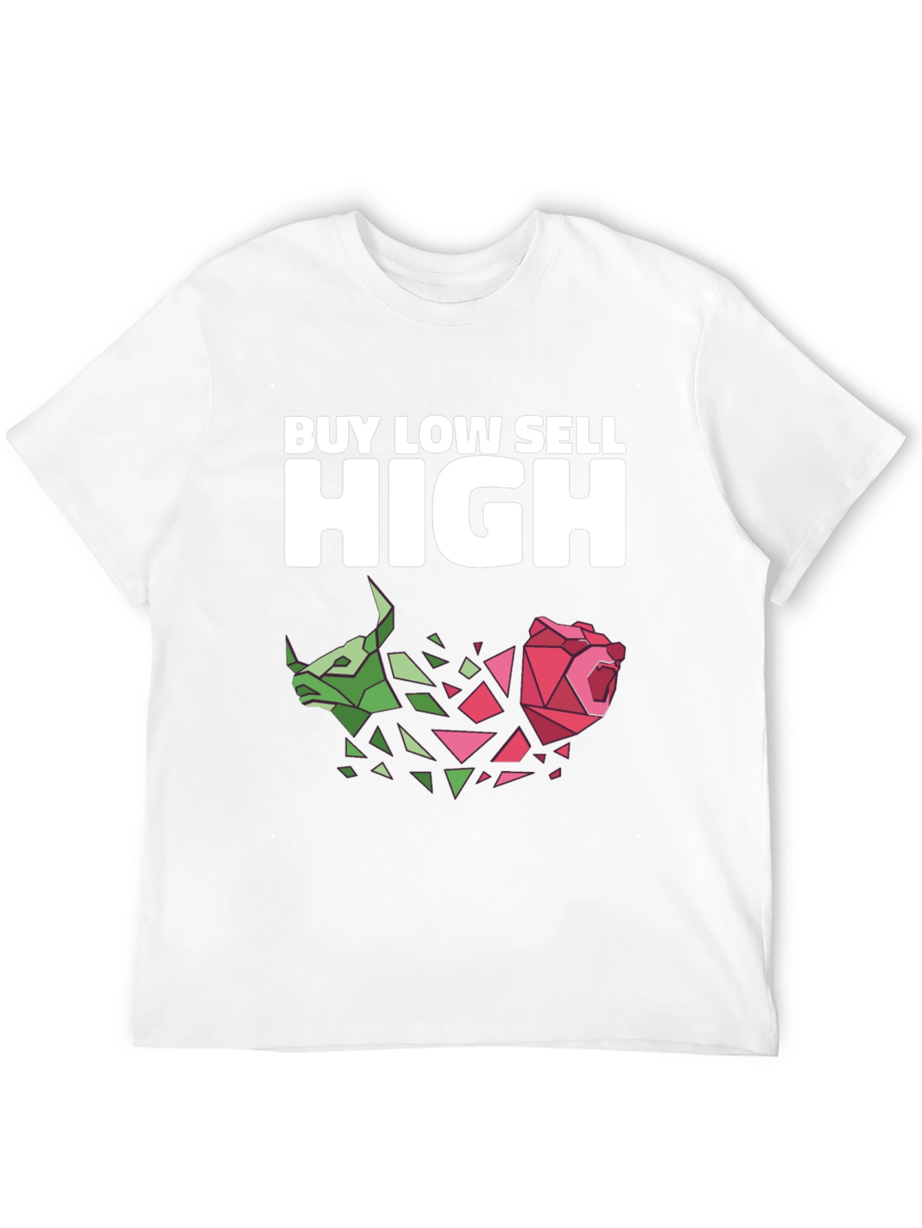 Buy Low Sell High Graphic T-Shirt - Stock Market Tee
