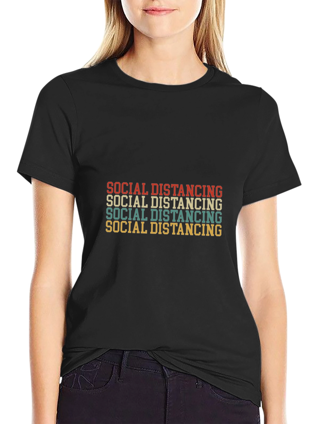 Retro Social Distancing T-Shirt