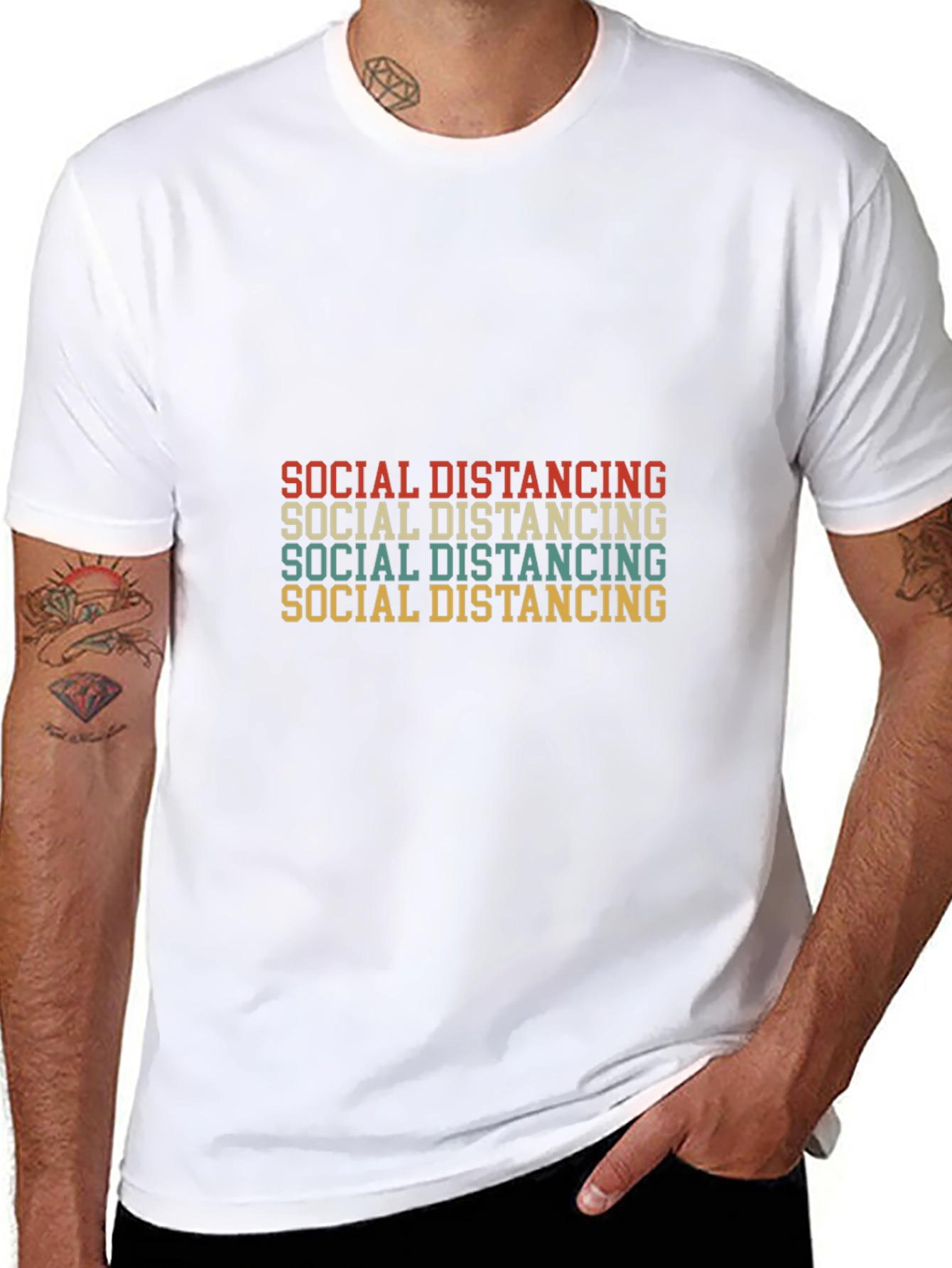 Retro Social Distancing T-Shirt