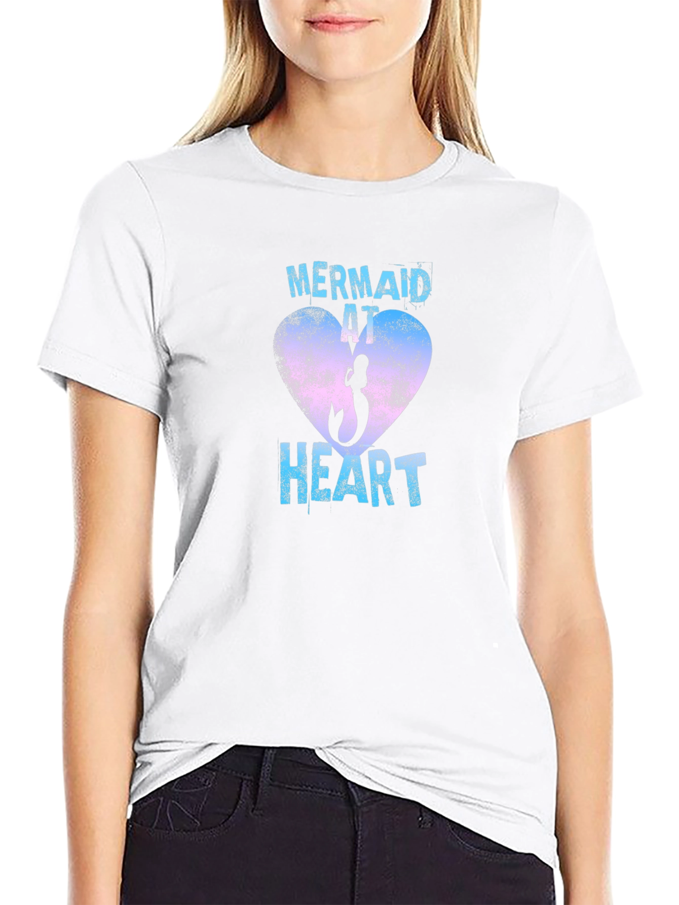Mermaid at Heart Graphic Tee