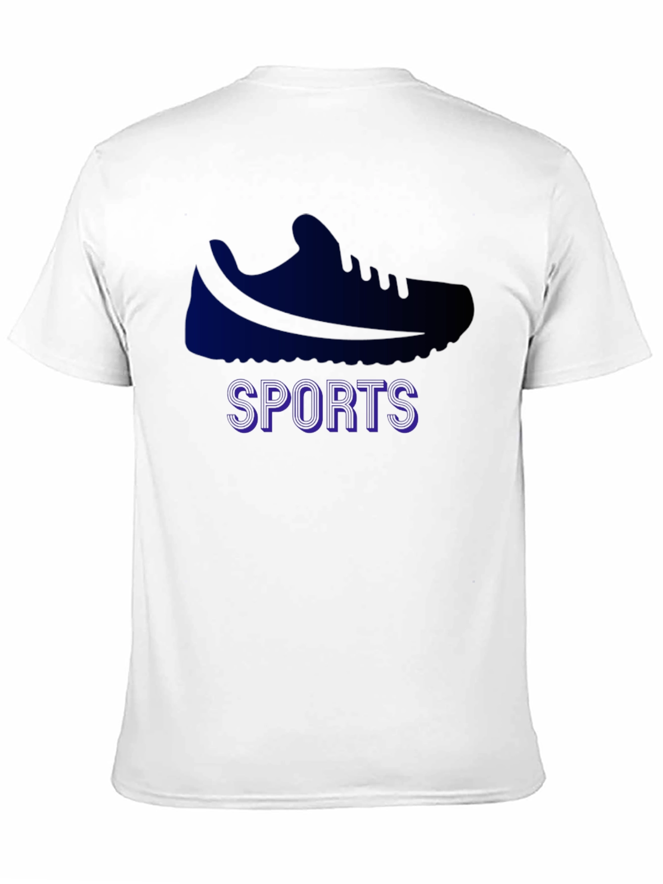 Sports Shoe Graphic Tee - Black Cotton Blend