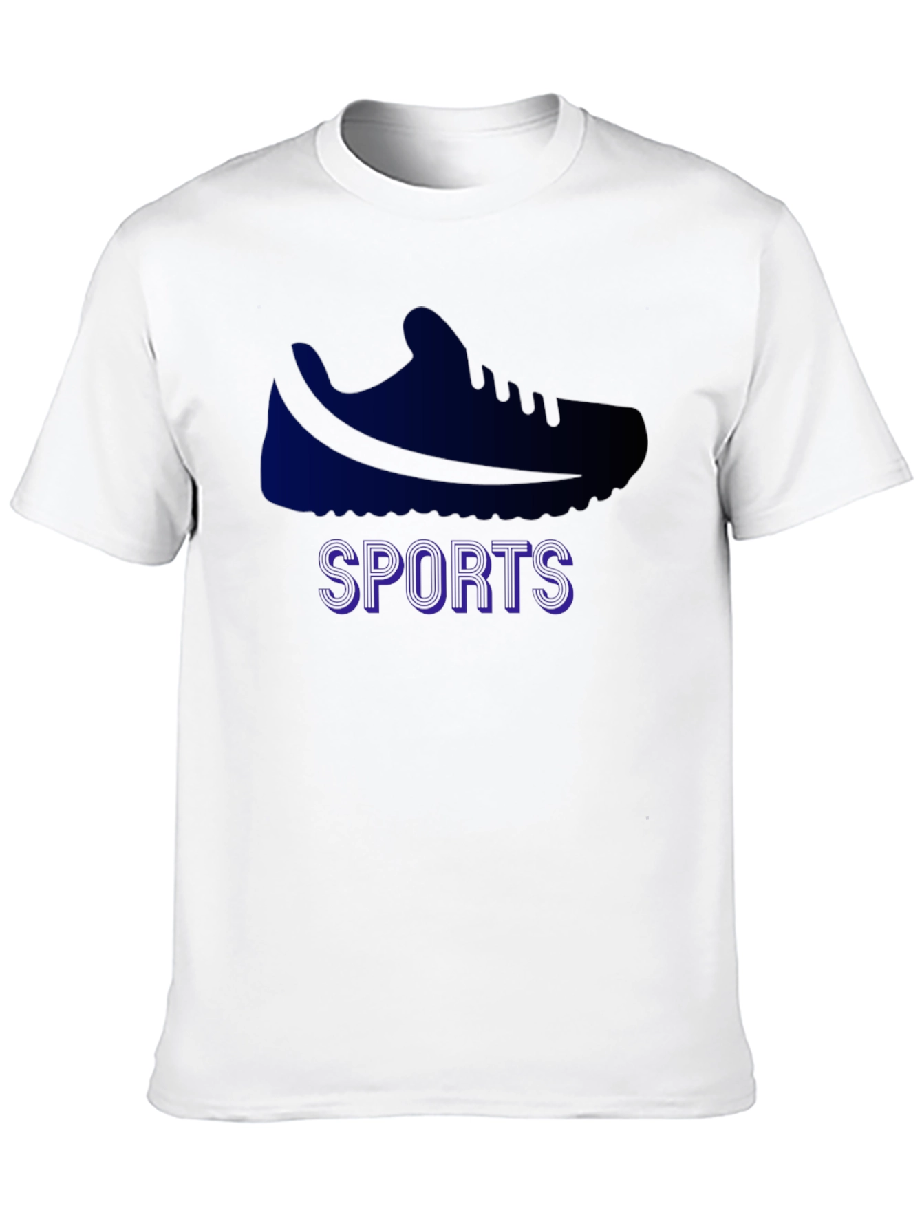 Sports Shoe Graphic Tee - Black Cotton Blend