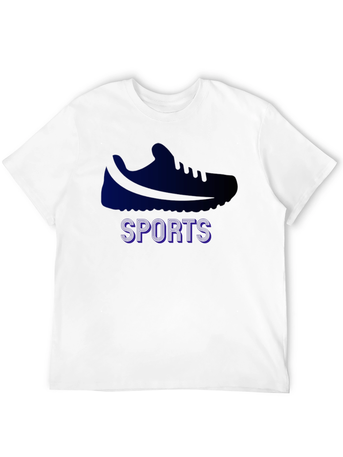 Sports Shoe Graphic Tee - Black Cotton Blend