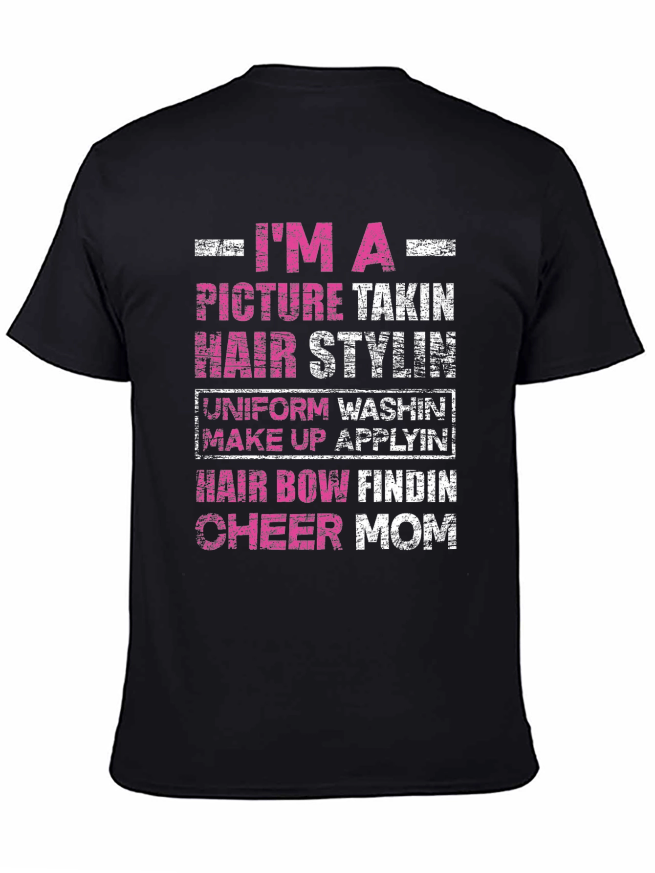 Cheer Mom T-Shirt - Picture Taker Hair Stylist