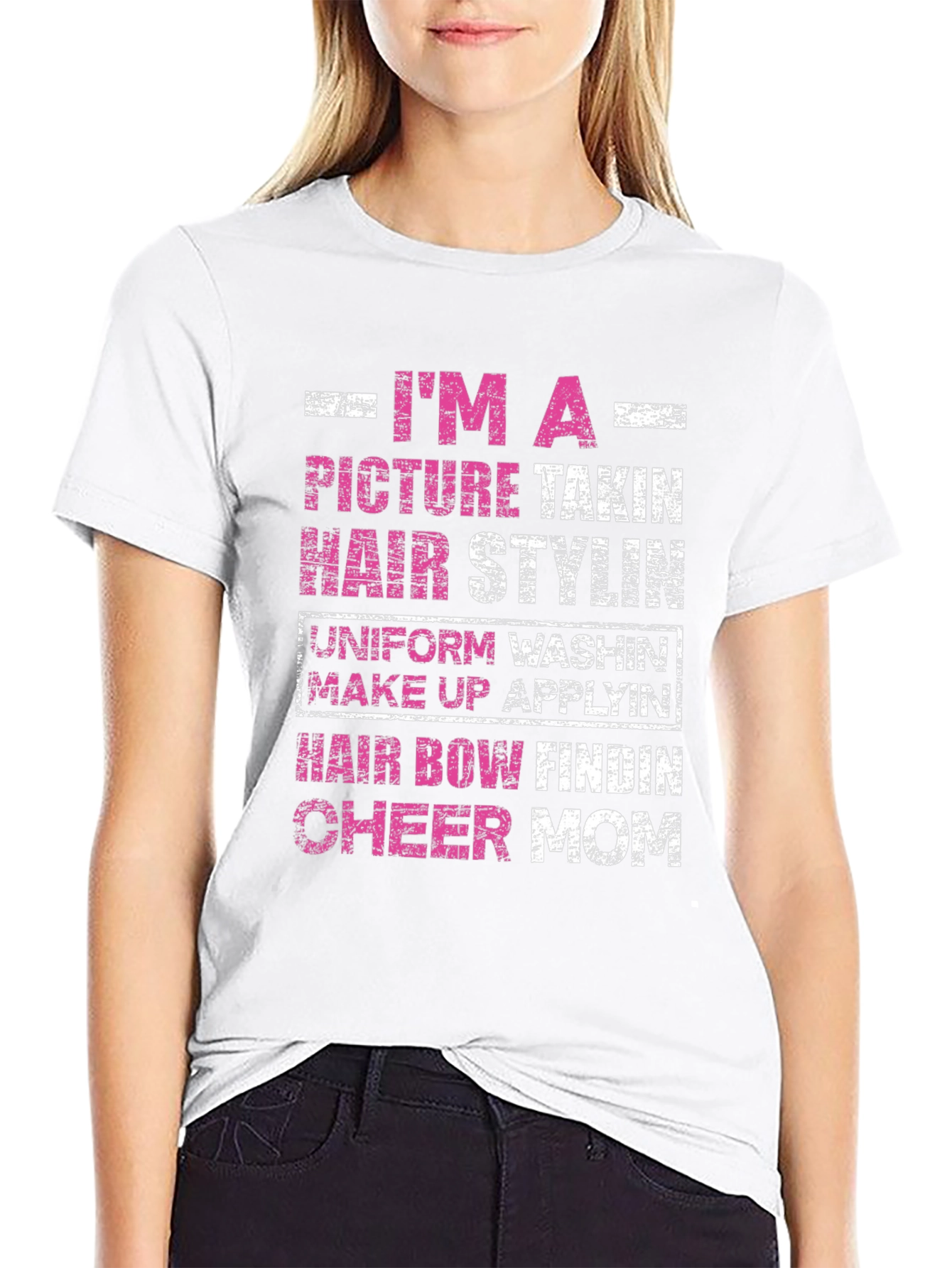 Cheer Mom T-Shirt - Picture Taker Hair Stylist