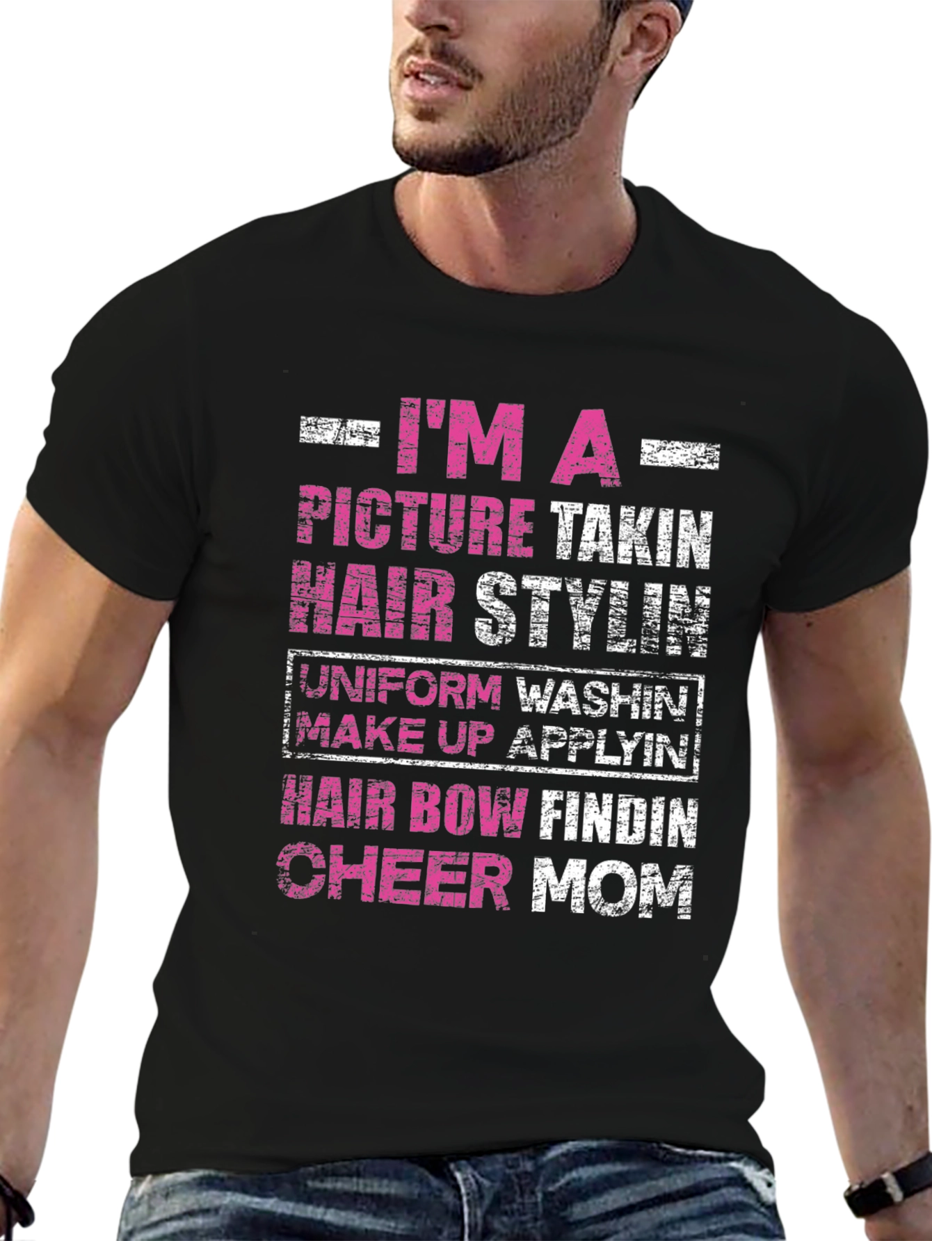 Cheer Mom T-Shirt - Picture Taker Hair Stylist